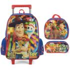 Mochila Escolar Rodinhas + Lancheira + Estojo Toy Story