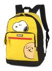 Mochila Escolar Snoopy Charlie Brow Juvenil Costas Grande