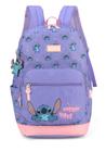 Mochila Escolar Stitch Roxo - Luxcel