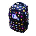 Mochila Escolar Unilovers Emojis M3774 Preto