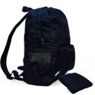 Mochila Escolar Viagem Bolsa Academia Unissex Dobrável Azul Marinho CBRN17607 - COMMERCE BRASIL