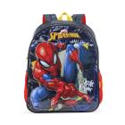 Mochila Escolar Xeryus 16 SpiderMan 13342 Preto e Azul - Infantil