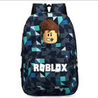 Mochila Estudantil Roblox + Estojo de Lápis + Figuras de Ação