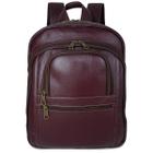 Mochila Executiva De Couro Masculina Grande Para Notebook