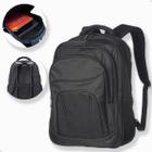 Mochila Executiva Masculina Reforçada Notebook Moderna - Preto