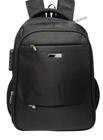 Mochila Executiva Preta Porta Note Notebook 43 cm 22 Litros Estilo Trava Ziper Com Senha