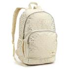 Mochila feminina 17" estrelas creme mi41348 seanite