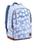 Mochila Feminina Adulto Juvenil 0750 Tecido Tipo Jeans Moda - Denlex