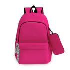 Mochila Feminina Bolsa Social Média Antifurto Volta as Aulas Colorida Estojo Menina Chaveiro Escolar Moderna Luxo Estojo