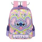 Mochila Feminina Escolar Stitch, Lilás - Luxcel