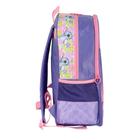 Mochila Feminina Escolar Stitch, Violeta, Luxcel