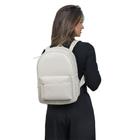 Mochila Feminina Faculdade Pequena Couro Premium Sintético Matelasse