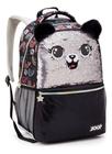 Mochila Feminina Infantil Escolar 16 Panda Preta Brilhante Seanite