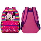 Mochila Feminina Infantil Minnie De Costas Rosa Resistente - Toys 2U