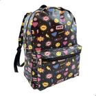 Mochila Feminina Juvenil 16" Poliester 41x31x14cm Alças Ajustáveis Bolso Frontal Yepp MF8188