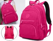 Mochila Feminina Notebook Tactel Leve Resistente Estilosa Escola Trabalho Viagem Living Traveling