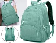 Mochila Feminina Notebook Tactel Leve Resistente Estilosa Escola Trabalho Viagem Living Traveling