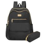 Mochila Femininia Infantil Luxo Escolar Basica Estilosa Estojo Segura Dia a Dia Escola Trabalho Escolar Basica Casual