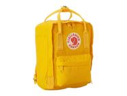 Mochila Fjällräven Kanken Mini para mulheres amarela quente