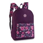 Mochila Floral Clio Feminina Estampa Juvenil Meninas