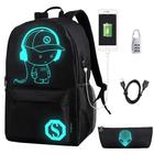 Mochila FLYMEI Anime Luminous para meninos adolescentes com