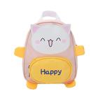 Mochila fofa infantil formato de bichinhos happy resistênte basica