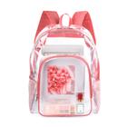 Mochila Fomaris Pink Clear para meninas e mulheres de 40 cm com garrafa de 2 litros