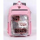 Mochila g capricho lantejolas pink - dmw 11319