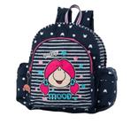 Mochila G Feminina Bolso Lateral Listras e Poás - Turma da Mel