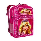 Mochila Grande E Espaçosa De Menina Bolsa Escolar Infantil Personagem