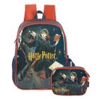 Mochila Harry Potter De Alças Com Lancheira Térmica Escolar