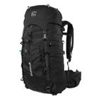 Mochila Hiker 35+5L Curtlo Impermeável Cargueira Preto Mala Mochila Aventura Trilhas Trekking Bag