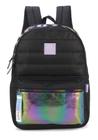 Mochila Holográfica Preta Larissa Manoela Up4you - Luxcel