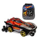 Mochila hotwheels dune a soar  escolar rodinha lancheira 3d ma