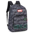 Mochila Hulk Marvel Escolar Infantil Costas Alças Tamanho Grande Reforçada - Luxcel