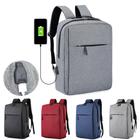 Mochila Impermeável Com Porta USB Fina e Leve Para Negócios, Trabalho, Viagens, Lançamento