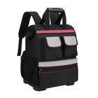 Mochila impermeavel para ferramentas base emborrachada e reforcada bolsa refletiva motoboy multiuso