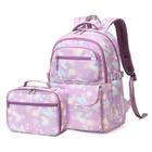 Mochila impressa Conjunto de duas peças, Doce Lady Middle e High