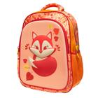 Mochila infantil 3d raposa 16