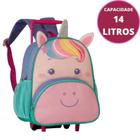 Mochila Infantil Alças Rodinha Escolar Crianças Feminina - Clio Pets