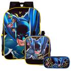 Mochila Infantil Batman de Costas Masculina Escolar Toys 2U