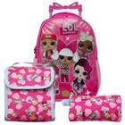 Mochila Infantil Boneca Lol Surprise Rodinha Lancheira Aulas - Toys 2U