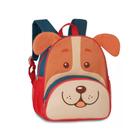 Mochila Infantil Clio Pets Alças Cachorro Vermelho 17L