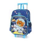 Mochila Infantil Com Roda M Luxcel UP4YOU Space Azul