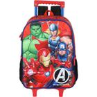 Mochila Infantil com Rodinha Avengers G Vermelha C/ ALÇA