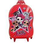 Mochila Infantil Com Rodinha Lol Mc - Maxtoy