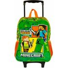 Mochila Infantil com Rodinha Minecraft Survive G 44CM