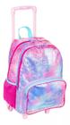 Mochila Infantil Conchas Mermaid Meninas Rodinhas G Sestini