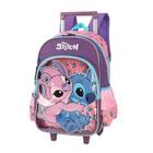 Mochila Infantil Costas e Rodinhas Stitch Disney - Luxcel