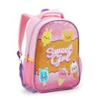 Mochila Infantil Costas Meninas Escolar Slime Arco Iris Seanite